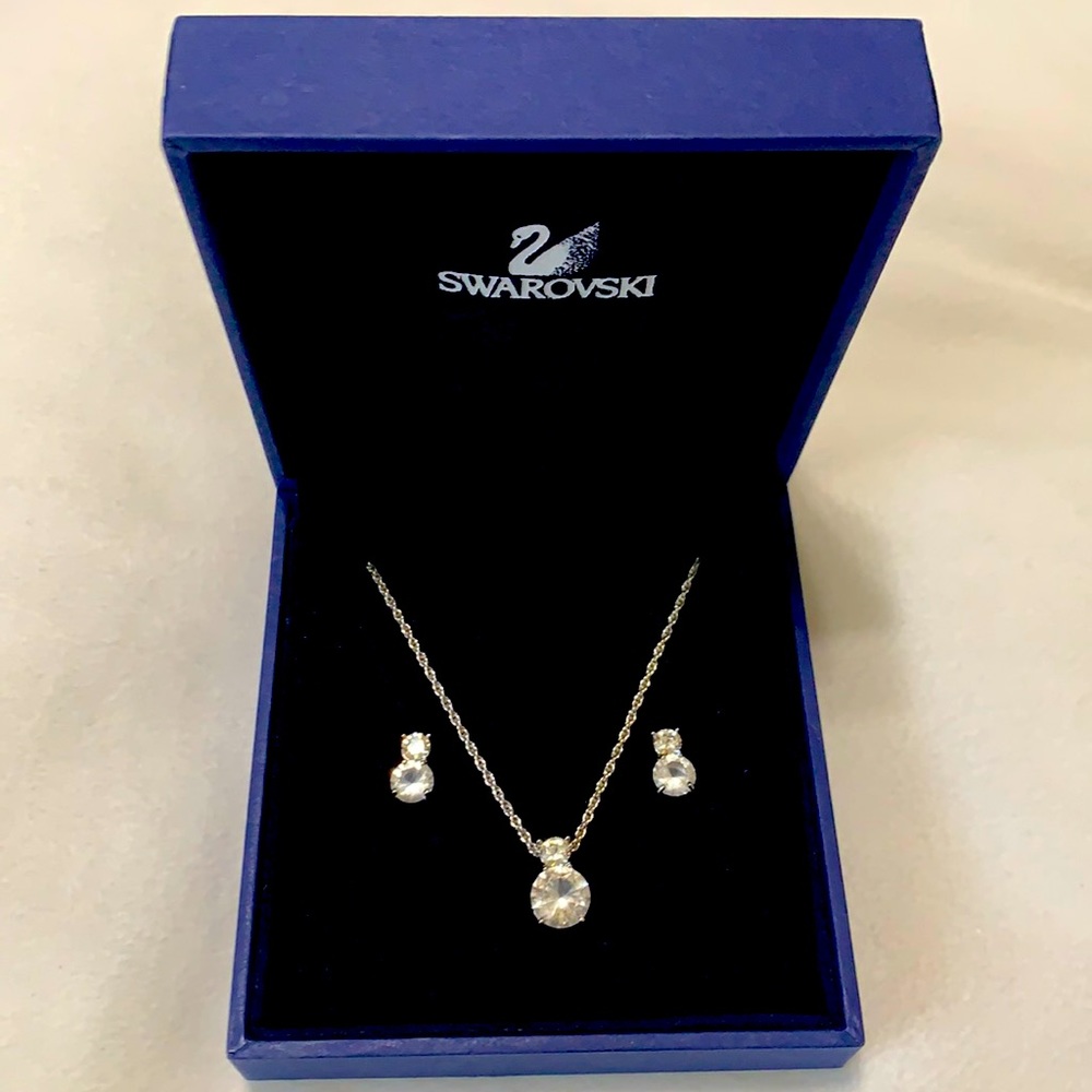 Swarovski necklace and earrings set from 2007.